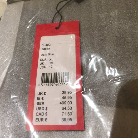 Yest Yaella Dark Blue Long Button Front Ca… - Picture 4 of 7